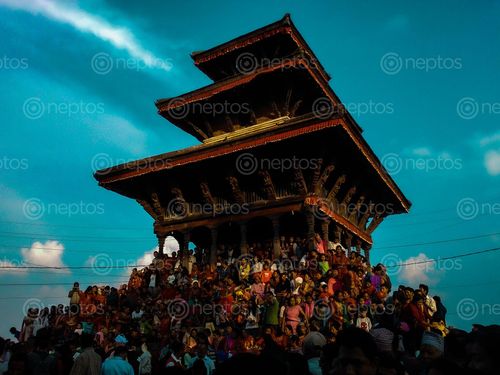 Find  the Image uma-maheswor,famous,temples,kirtipur,bhavani,shankar,temple,constructed,reign,king,siddhi,narasingh,malla,ad,respect,divine,couple,lord,shiva,consort,parvatithe,fourth,plinth,supports,entire,weight,twenty,big,pillars,supporting,verandah  and other Royalty Free Stock Images of Nepal in the Neptos collection.