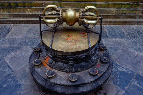 Find  the Image bajra,worshipped,devotees,form,god,located,temple,nepal  and other Royalty Free Stock Images of Nepal in the Neptos collection.