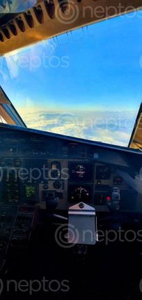 Find  the Image cockpit,view,type,aircraft,j41  and other Royalty Free Stock Images of Nepal in the Neptos collection.