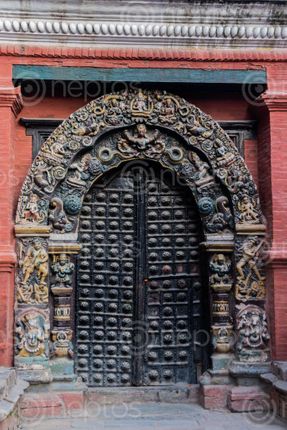 Find  the Image gate,taleju,bhawani,temple,located,kathmandu,durbar,square,world,heritage,site,declared,unesco  and other Royalty Free Stock Images of Nepal in the Neptos collection.