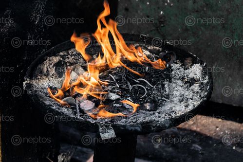 Find  the Image fire,ignited,devotees,pray,worship,god  and other Royalty Free Stock Images of Nepal in the Neptos collection.