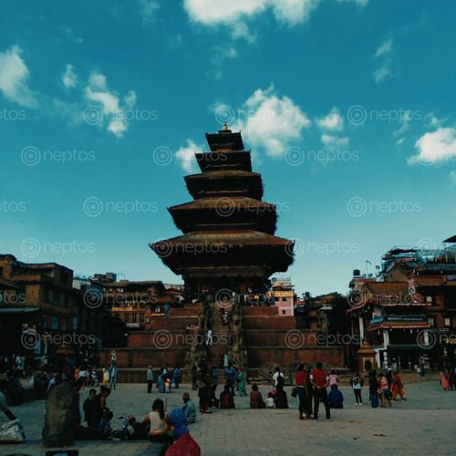 Find  the Image nyatapol,mandira,wich,located,bhaktapur,durbar,square,5-storeyed,temple,hindu,pagoda,style,templeit,erected,king,bhupatindra,malla,7-months,period,late  and other Royalty Free Stock Images of Nepal in the Neptos collection.