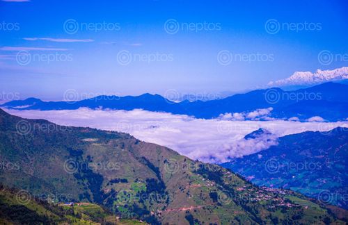 Find  the Image landscape,rural,settlement,mountains,nepal  and other Royalty Free Stock Images of Nepal in the Neptos collection.