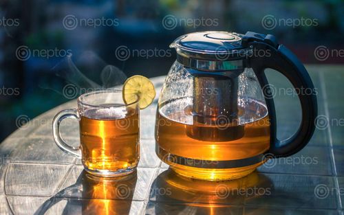 Find  the Image morning,tea,time,kathmandu,nepal  and other Royalty Free Stock Images of Nepal in the Neptos collection.