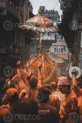 Find  the Image sindoor,jatra,oldest,culture,celebrated,newar,people  and other Royalty Free Stock Images of Nepal in the Neptos collection.