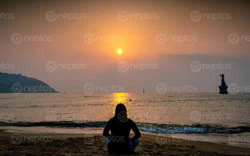 Find  the Image early,morning,yoga,exercise,sunrise,haeundae,beach,busan,south,korea  and other Royalty Free Stock Images of Nepal in the Neptos collection.