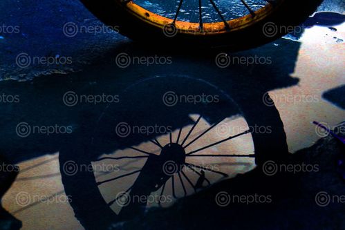 Find  the Image creative,cycle,reflection,water,#sms,photography  and other Royalty Free Stock Images of Nepal in the Neptos collection.