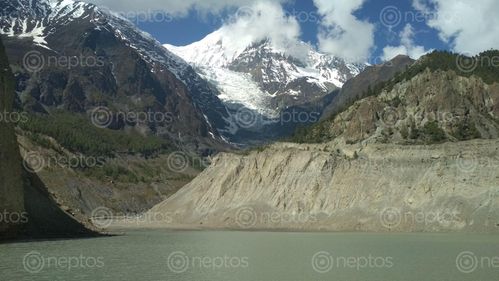 Find  the Image gangapurna,lake,located,manang,nepal  and other Royalty Free Stock Images of Nepal in the Neptos collection.
