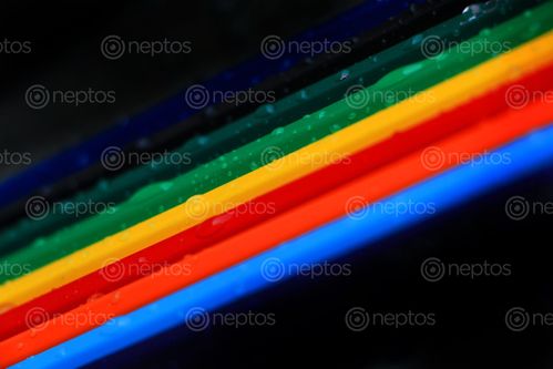 Find  the Image stock,image,water,drop,colored,pencils,photography,sita,maya,shrestha  and other Royalty Free Stock Images of Nepal in the Neptos collection.