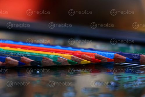 Find  the Image stock,image,water,drop,color,pencil,lockdown,photography,sita,maya,shrestha  and other Royalty Free Stock Images of Nepal in the Neptos collection.