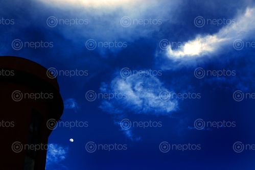 Find  the Image evening,image,blue,sky,stock,photography,sita,maya,shrestha  and other Royalty Free Stock Images of Nepal in the Neptos collection.