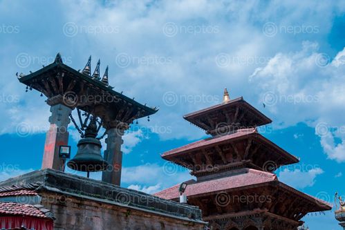 Find  the Image taleju,bell,located,patan,durbar,square,nepal,world,heritage,site,declared,unesco  and other Royalty Free Stock Images of Nepal in the Neptos collection.