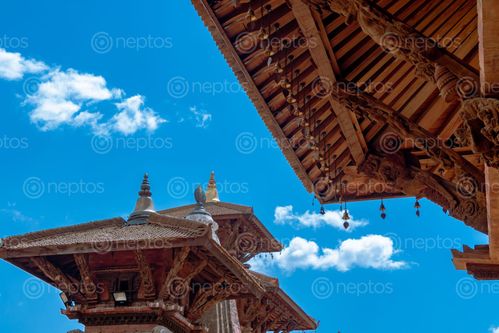 Find  the Image wood,carving,details,temple,located,patan,durbar,square,nepal  and other Royalty Free Stock Images of Nepal in the Neptos collection.