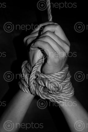 Find  the Image kidnapped,men,tied,rope#,stock,image,nepal,_photography,sita,maya,shrestha  and other Royalty Free Stock Images of Nepal in the Neptos collection.