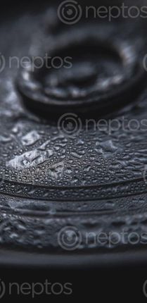 Find  the Image macro,shot,water,droplets,metal  and other Royalty Free Stock Images of Nepal in the Neptos collection.