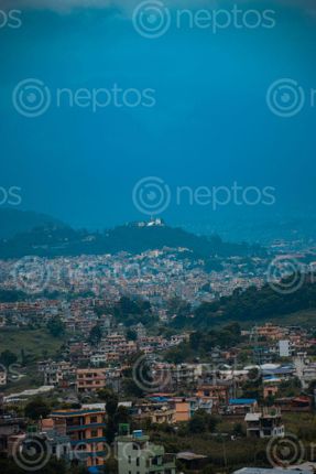 Find  the Image view,swayambhunath,temple,champadevi  and other Royalty Free Stock Images of Nepal in the Neptos collection.