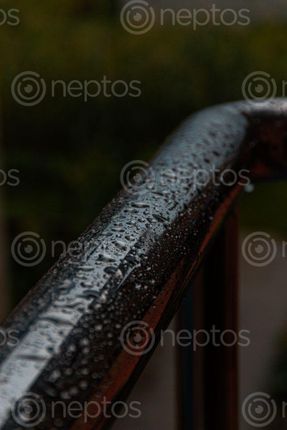 Find  the Image raindrops,steel,railing  and other Royalty Free Stock Images of Nepal in the Neptos collection.