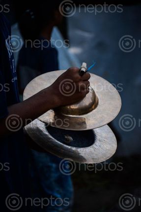 Find  the Image jhyali,traditional,folk,instrument,nepal,thinly,walled,consist,pair,round,metal,plates,resembling,cymbals,classical,music  and other Royalty Free Stock Images of Nepal in the Neptos collection.