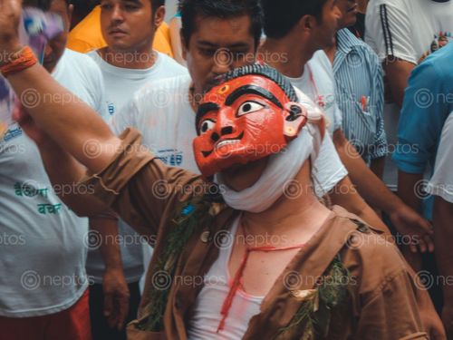 Find  the Image gaijatra,festival,kirtipur  and other Royalty Free Stock Images of Nepal in the Neptos collection.