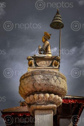Find  the Image statue,malla,king,bhaktapur,nepalthis,built,lichavi,era  and other Royalty Free Stock Images of Nepal in the Neptos collection.