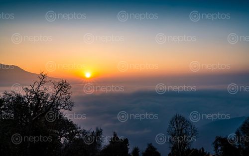 Find  the Image beautiful,sunrise,view,mardi,trek,nepal  and other Royalty Free Stock Images of Nepal in the Neptos collection.