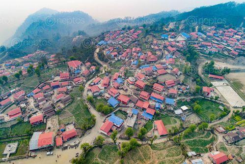 Find  the Image aerial,shot,ghalegun  and other Royalty Free Stock Images of Nepal in the Neptos collection.