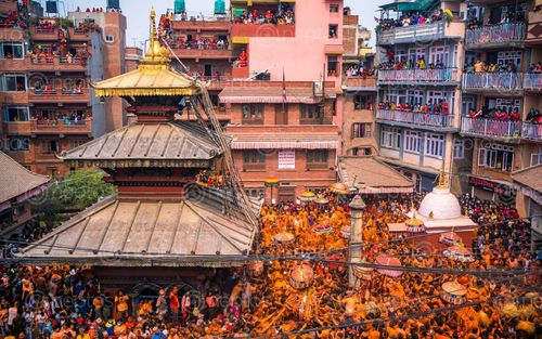 Find  the Image people,celebrating,biska,jatra,bhaktapur,nepal  and other Royalty Free Stock Images of Nepal in the Neptos collection.