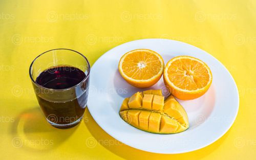 Find  the Image flat,lay,colorful,fruit,collection,slice,orange,mango  and other Royalty Free Stock Images of Nepal in the Neptos collection.