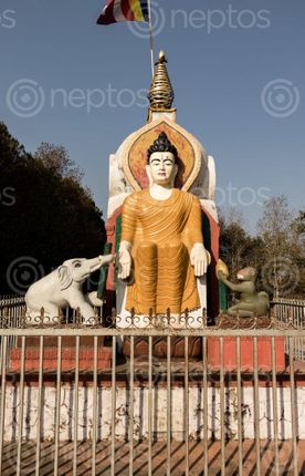 Find  the Image statue,buddha,shreenagar,tansen,palpa,nepal  and other Royalty Free Stock Images of Nepal in the Neptos collection.